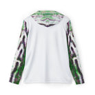 Salt Skins All Over Prints Barracuda Men's UPF +50 Long Sleeve Performance Hoodie Green