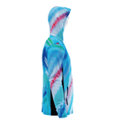 Salt Skins Men's Performance Hoodie Blue Parrot Vented Performance Hoodie With Pockets (b2b)