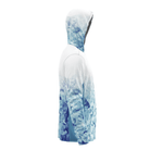 Salt Skins Men's Performance Hoodie Blue Reef Water Camo Side Vent Performance Hoodie (b2b)