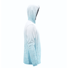 Salt Skins Men's Performance Hoodie Blue Sky Water Camo Side Vent Performance Hoodie (b2b)