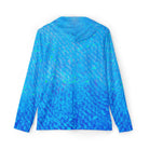 Men's Performance Hoodie Deep Blue Water Camo Performance Hoodie Salt Skins
