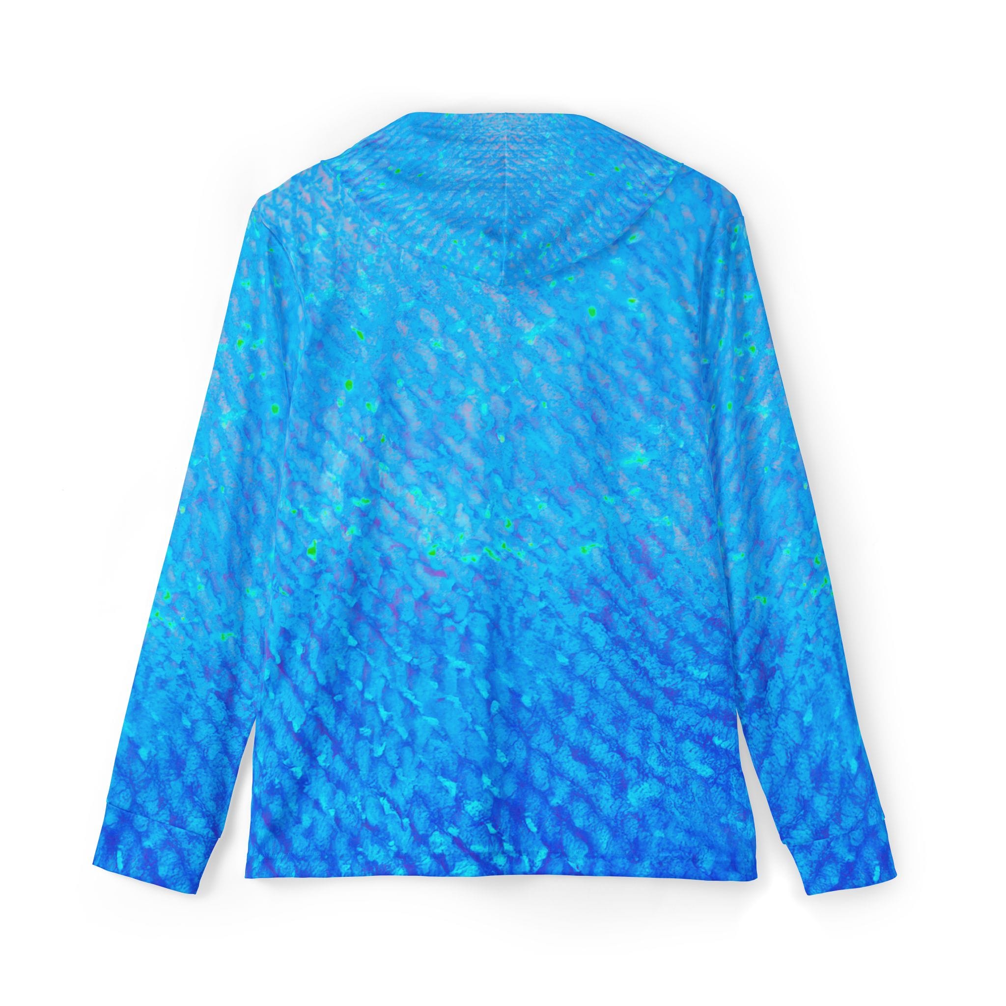 Men's Performance Hoodie Deep Blue Water Camo Performance Hoodie Salt Skins