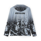 Men's Performance Hoodie Fishaholic Steel Blue Gag Camo Performance Hoodie Salt Skins