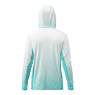 Men's Performance Hoodie Green Sky Water Camo Side Vent Performance Hoodie (b2b) Salt Skins