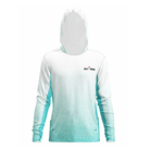Men's Performance Hoodie Green Sky Water Camo Side Vent Performance Hoodie (b2b) Salt Skins