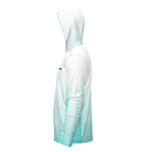 Men's Performance Hoodie Green Sky Water Camo Side Vent Performance Hoodie (b2b) Salt Skins
