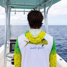 Salt Skins Men's Performance Hoodie Mahi Gold II Captains Series Men's Ultimate Performance Long Sleeve Fishing Shirt