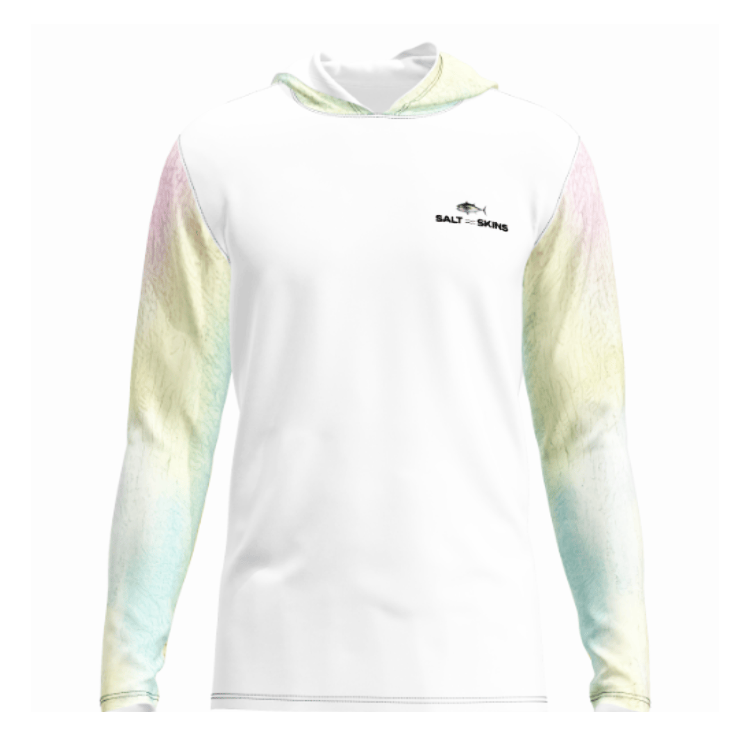 Salt Skins Men's Performance Hoodie Multi-Color Tuna Men's Long Sleeve Performance Hoodie (b2b)