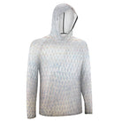 Salt Skins Men's Performance Hoodie Mutton Snapper Men's Long Sleeve Sun Protection Hoodie