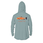Printify Men's Long Sleeve Hoodie Rainbow Trout Men's Performance Hoodie
