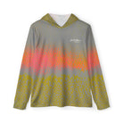 Men's Performance Hoodie Rainbow Trout Men's Performance Long Sleeve Fishing Hoodie Salt Skins