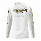 Salt Skins Men's Performance Hoodie Redfish Illustration Men's Long Sleeve Performance Fishing Hoodie (b2b)
