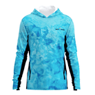 Salt Skins Men's Performance Hoodie Reef Water Camo Side Vent Performance Hoodie with Pockets (b2b)