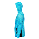 Salt Skins Men's Performance Hoodie Reef Water Camo Side Vent Performance Hoodie with Pockets (b2b)