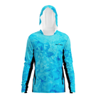 Salt Skins Men's Performance Hoodie Reef Water Camo Side Vent Performance Hoodie with Pockets (b2b)