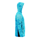 Salt Skins Men's Performance Hoodie Reef Water Camo Side Vent Performance Hoodie with Pockets (b2b)