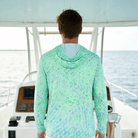 Men's Performance Hoodie Salty Green Sky Water Camo Performance Hoodie Salt Skins