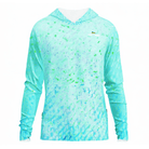 Men's Performance Hoodie Salty Green Water Camo Side Vent Performance Hoodie (b2b) Salt Skins