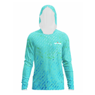 Men's Performance Hoodie Salty Green Water Camo Side Vent Performance Hoodie (b2b) Salt Skins