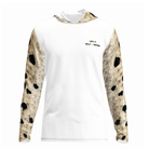 Salt Skins Men's Performance Hoodie Sandstone / XS Redfish Illustration Men's Long Sleeve Performance Fishing Hoodie (b2b)