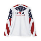 Salt Skins Men's Performance Hoodie USA Fishing Team Performance Hoodie — American Flag Gradient, UPF 50+ Moisture-Wicking