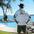 Men's Performance Hoodie Wildside Rooster Men's Performance Long Sleeve Fishing Hoodie Printify