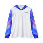 Salt Skins Men's Performance Hoodie XS / Cobalt Blue Parrot Reef Dweller  2 - The Ultimate Performance Men's Long Sleeve Fishing Shirt