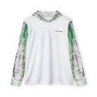 Salt Skins All Over Prints XS Barracuda Men's UPF +50 Long Sleeve Performance Hoodie Green