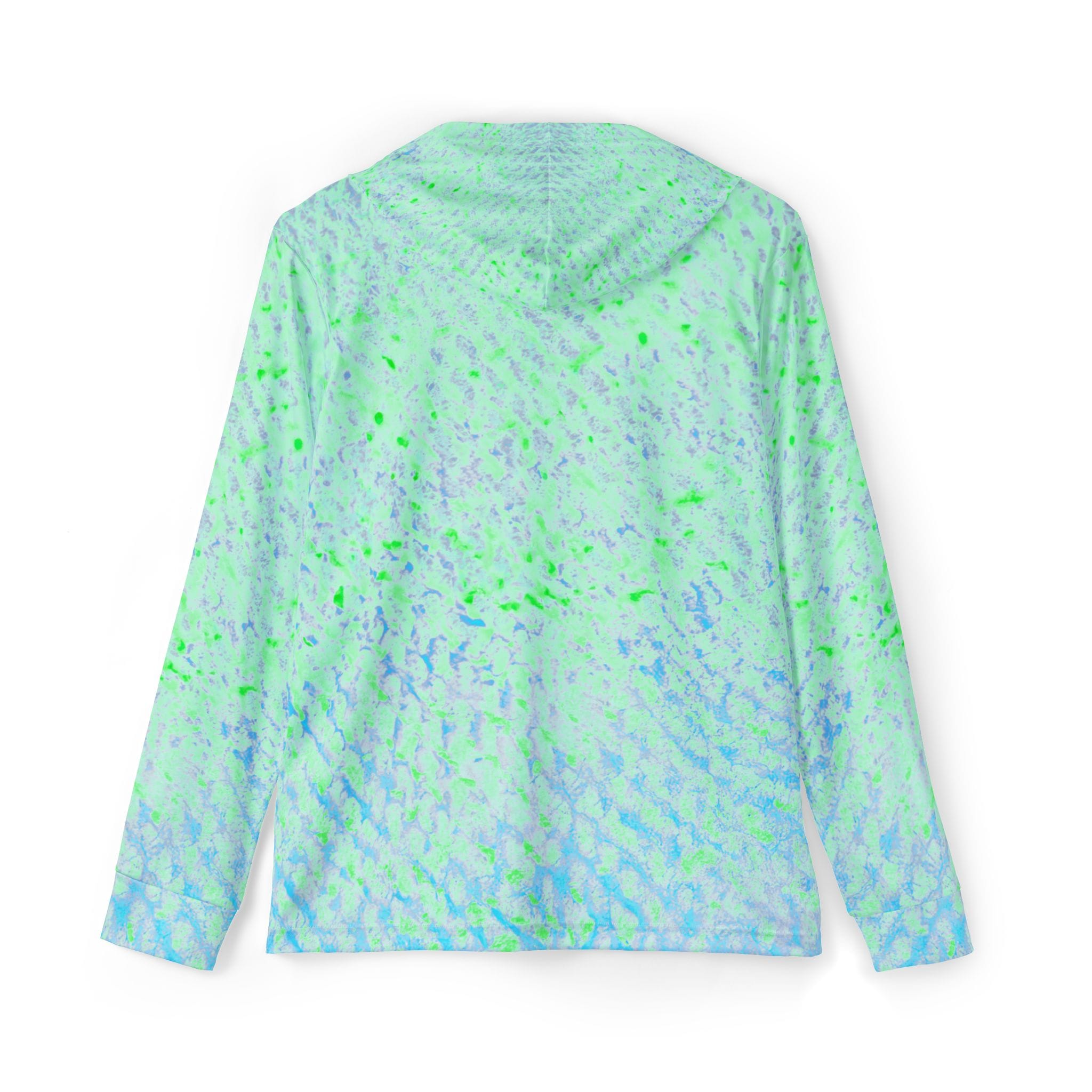 Men's Performance Hoodie XS / Green Sky Salty Green Sky Water Camo Performance Hoodie Salt Skins