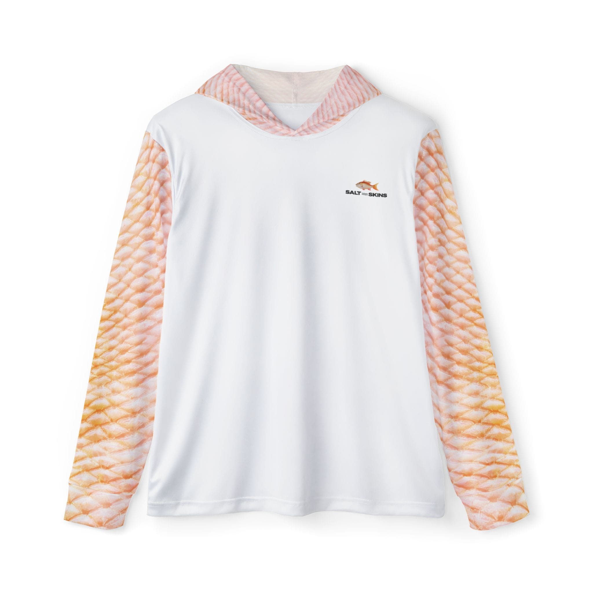 Salt Skins Men's Performance Hoodie XS / Tangerine Mutton Snapper III Men's Ultimate Performance Long Sleeve Fishing Shirt