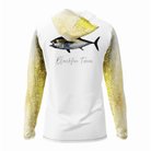 Salt Skins Men's Performance Hoodie Yellow Pink Gold / XS Multi-Color Tuna Men's Long Sleeve Performance Hoodie (b2b)