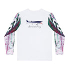 Salt Skins Performance Shirt Barracuda Long Sleeve Men's Shirt Fishing Performance Purple