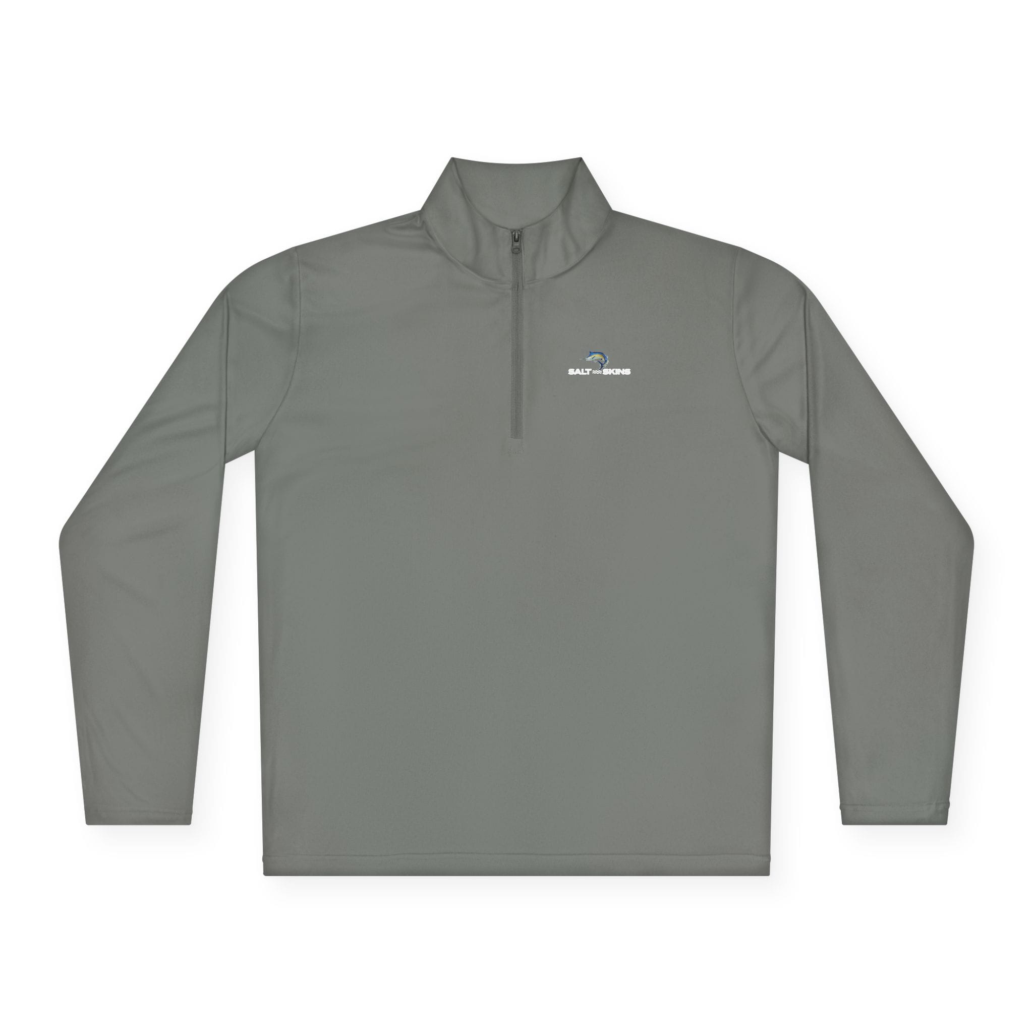 Salt Skins Men's Performance Shirt Blue Marlin Quarter-Zip Lightweight Pullover