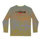 Men's Performance Shirt Brook Trout Streamside Camo Long Sleeve Light Weight Crew Neck