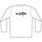 Men's Performance Shirt Hybrid Striper Bass Men's Performance Fishing Crew Neck Salt Skins