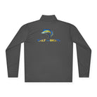Salt Skins Men's Performance Shirt Blue Marlin Quarter-Zip Lightweight Pullover