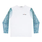 Salt Skins Men's Performance Shirt Live Bait Needed Long Sleeve Men's Fishing Shirt Steel Blue
