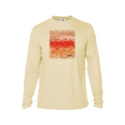 Printify Men's Long Sleeve Performance Crew Neck Pale Yellow / XS Rainbow Trout Men's Long Sleeve Performance Fishing Crew Neck
