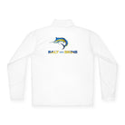 Salt Skins Men's Performance Shirt White / XS Blue Marlin Quarter-Zip Lightweight Pullover