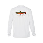 Men's Performance Shirt White / XS Wild Brook Trout Men's Performance Fishing Crew Neck