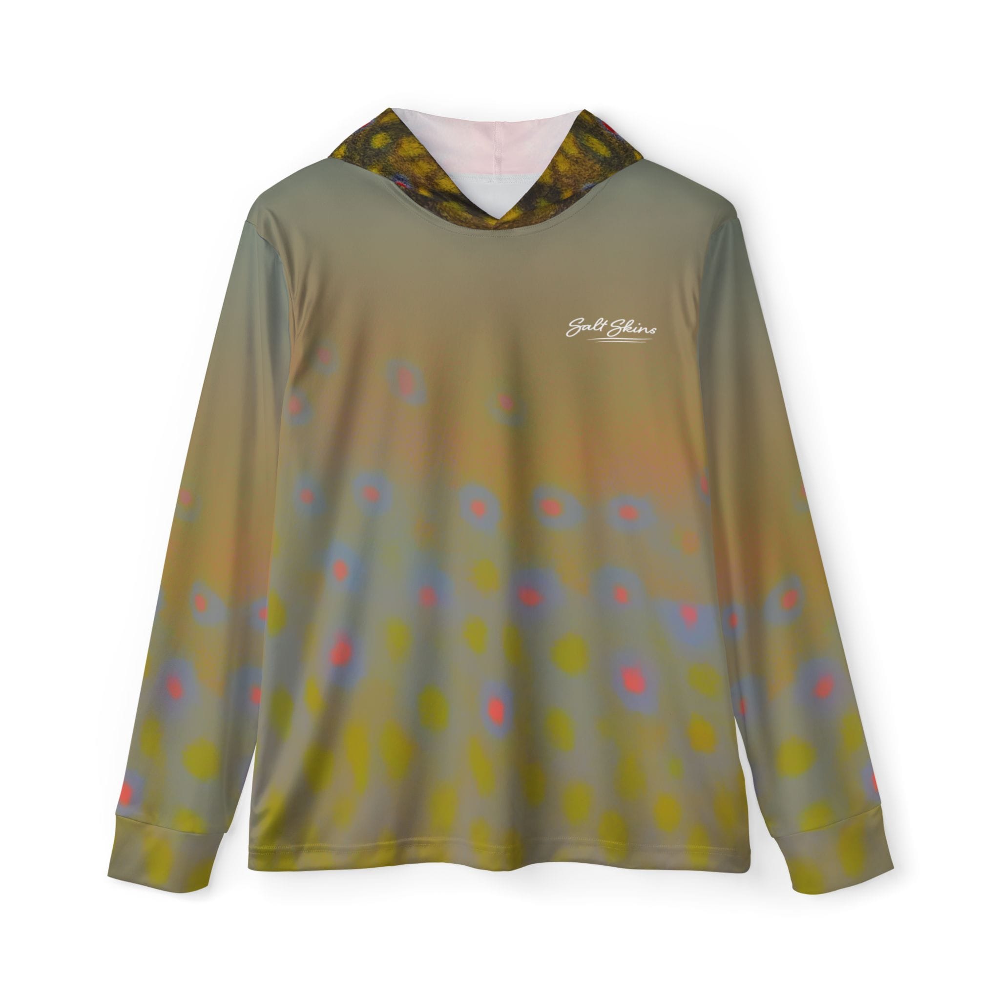 Men's Performance Shirt XS / Forest Green Camo Brook Trout River Camo Performance Fishing Shirt