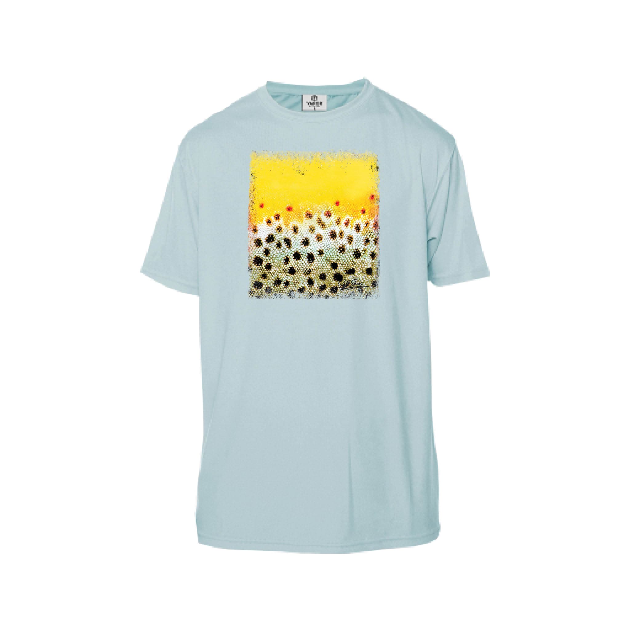 Printify Men's Performance T-Shirt Artic Blue / S Wild Brown Trout Men's Performance T-Shirt