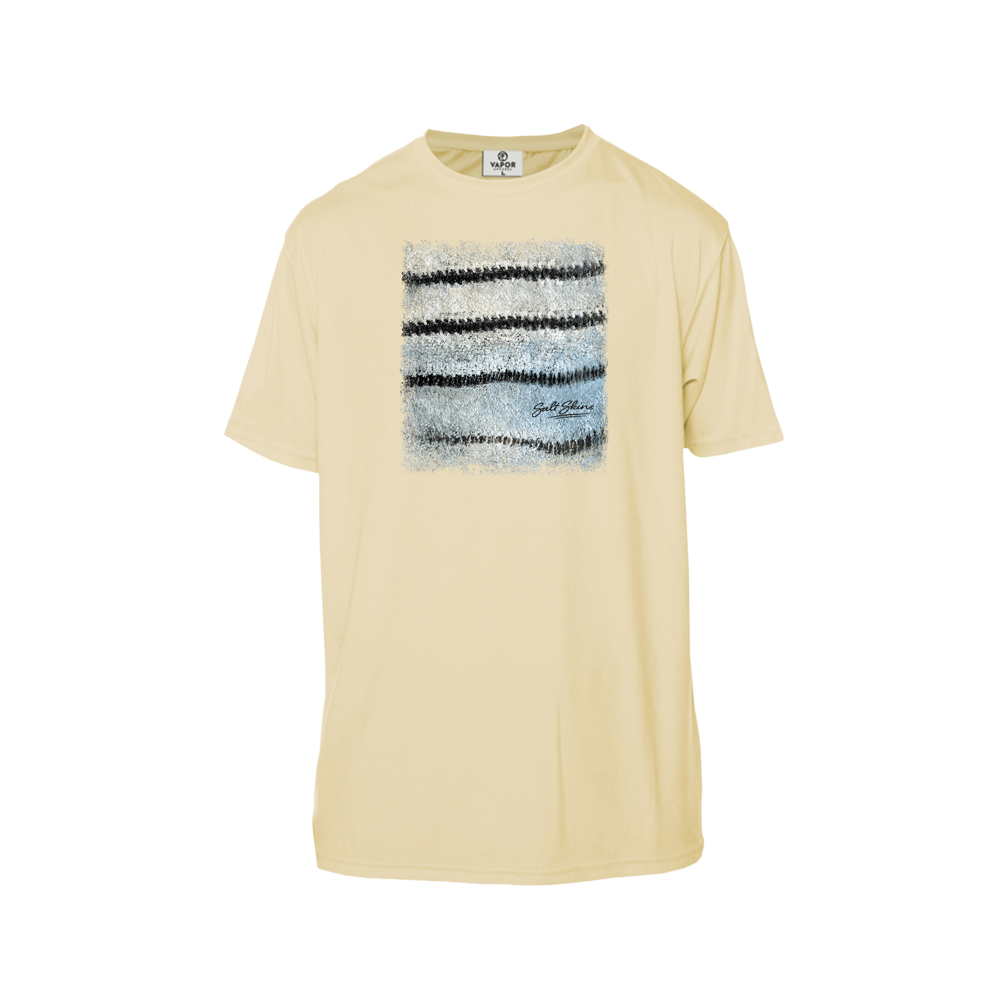 Printify Men's Performance T-Shirt Pale Yellow / XS NEW Hybrid Striper Men's Performance T-Shirt