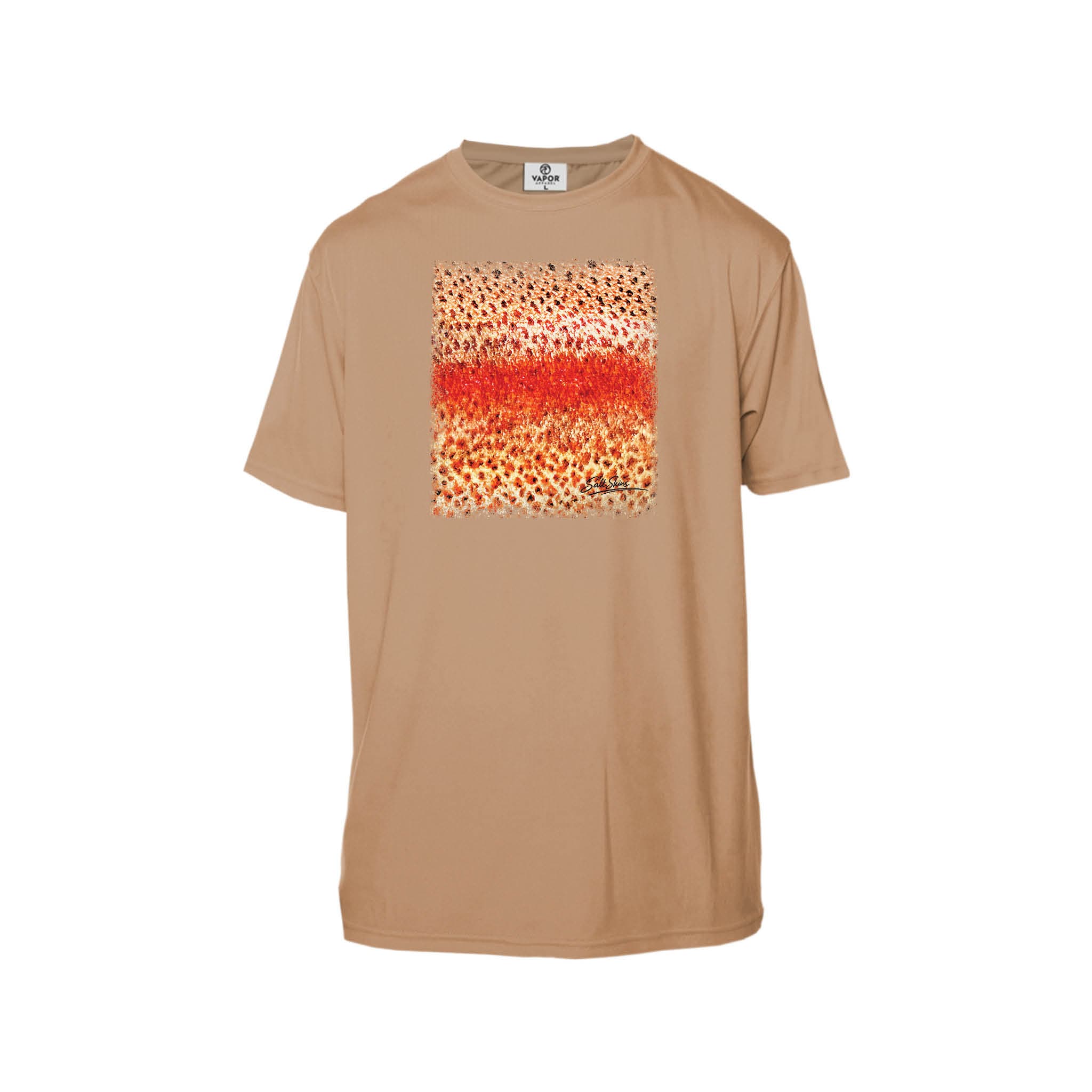 Printify Men's Performance T-Shirt Tan / S Rainbow Trout Men's Performance T-Shirt