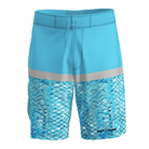 Salt Skins Apparel Men's Waterproof Fishing Shorts Aqua Blue / S Herring Men's Waterproof Performance Fishing Shorts (b2b)