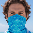 Salt Skins Neck Gaiter Flats Blue Sky Series - Lightweight Neck Gaiter
