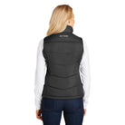 Outerwear Colorado Women Flyfishers 30th Anniversary Puffy Vest in Grey Heather & Black Printify