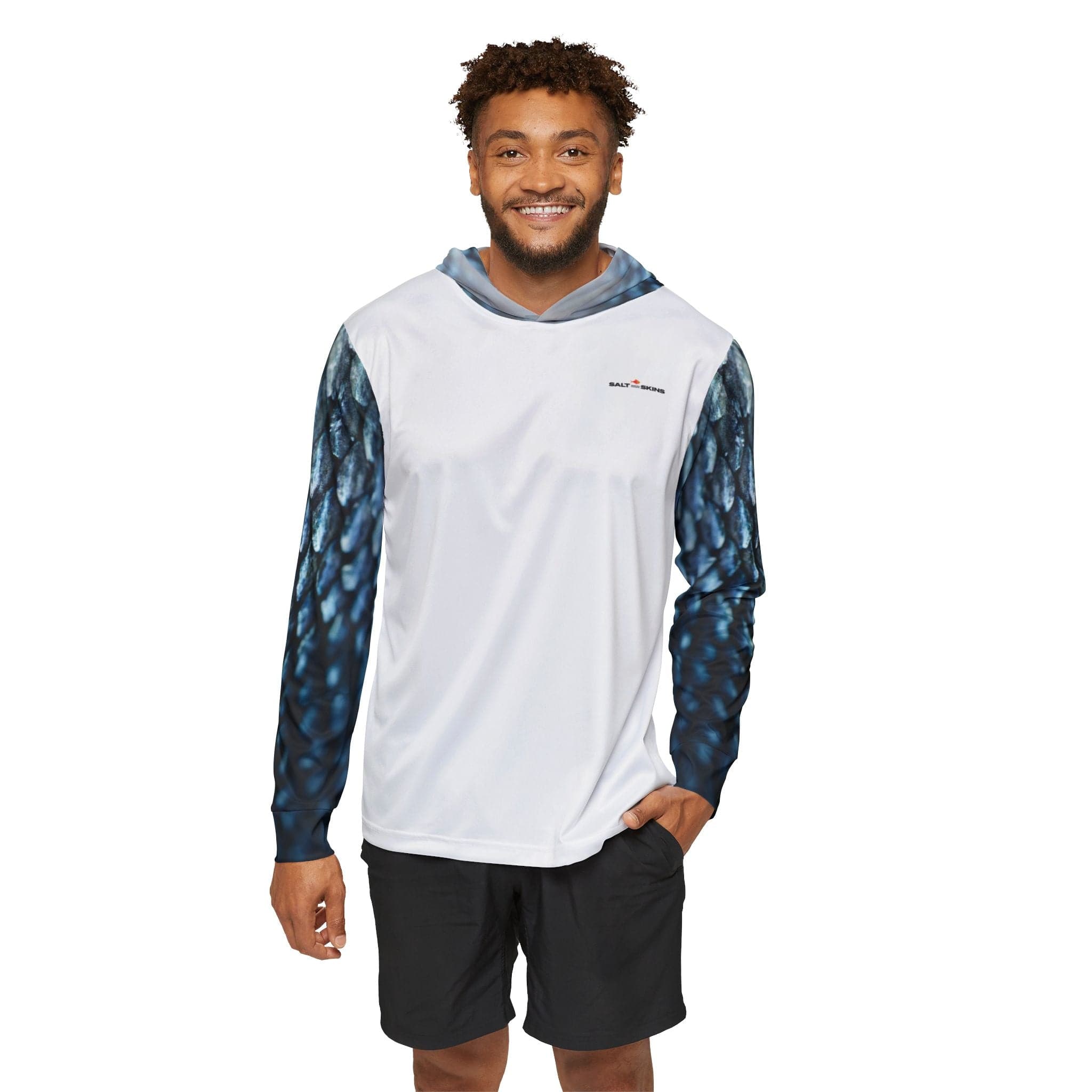Printify All Over Prints Blue Tarpon Captains Series II - The Ultimate Performance Men's Long Sleeve Fishing Shirt