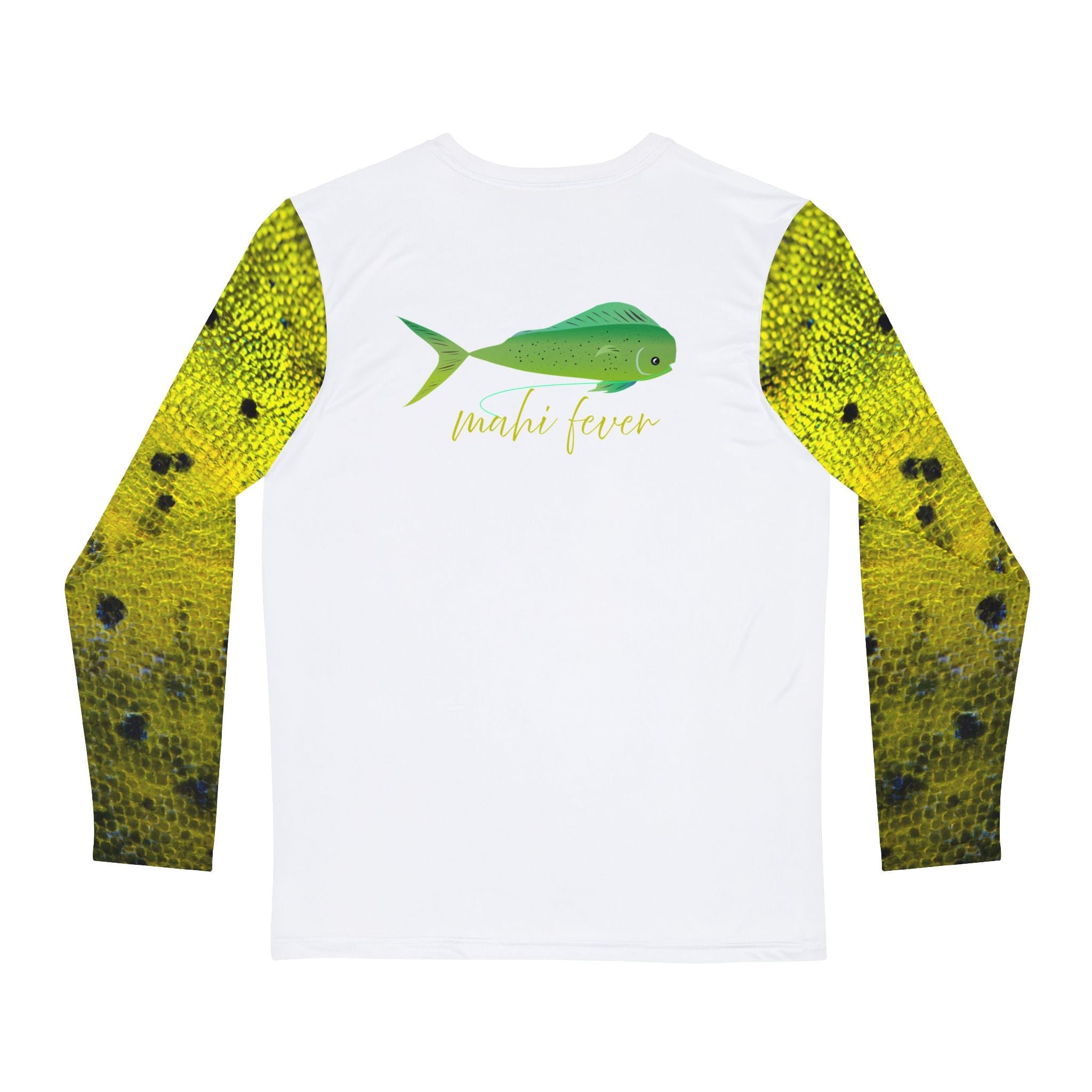 Printify All Over Prints Golden Mahi Long Sleeve Men's Fishing Shirt
