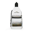 Printify Bags 14.5" × 9'' Trout Pattern Sling Bag — Crossbody Bag